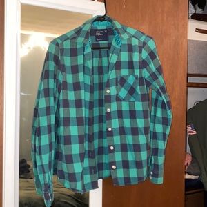Blue flannel